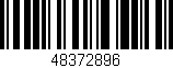 Código de barras (EAN, GTIN, SKU, ISBN): '48372896'