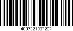 Código de barras (EAN, GTIN, SKU, ISBN): '4837321097237'