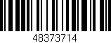 Código de barras (EAN, GTIN, SKU, ISBN): '48373714'