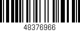 Código de barras (EAN, GTIN, SKU, ISBN): '48376966'