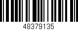 Código de barras (EAN, GTIN, SKU, ISBN): '48379135'