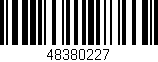 Código de barras (EAN, GTIN, SKU, ISBN): '48380227'