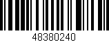 Código de barras (EAN, GTIN, SKU, ISBN): '48380240'