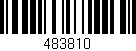 Código de barras (EAN, GTIN, SKU, ISBN): '483810'