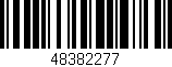 Código de barras (EAN, GTIN, SKU, ISBN): '48382277'