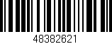 Código de barras (EAN, GTIN, SKU, ISBN): '48382621'