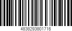 Código de barras (EAN, GTIN, SKU, ISBN): '4838293801716'