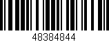 Código de barras (EAN, GTIN, SKU, ISBN): '48384844'