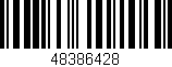 Código de barras (EAN, GTIN, SKU, ISBN): '48386428'