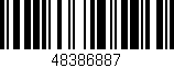Código de barras (EAN, GTIN, SKU, ISBN): '48386887'