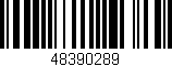 Código de barras (EAN, GTIN, SKU, ISBN): '48390289'