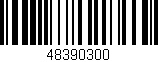 Código de barras (EAN, GTIN, SKU, ISBN): '48390300'