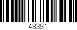 Código de barras (EAN, GTIN, SKU, ISBN): '48391'