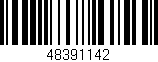 Código de barras (EAN, GTIN, SKU, ISBN): '48391142'