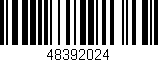 Código de barras (EAN, GTIN, SKU, ISBN): '48392024'