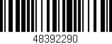 Código de barras (EAN, GTIN, SKU, ISBN): '48392290'