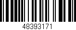 Código de barras (EAN, GTIN, SKU, ISBN): '48393171'