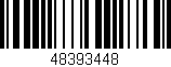 Código de barras (EAN, GTIN, SKU, ISBN): '48393448'