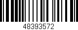 Código de barras (EAN, GTIN, SKU, ISBN): '48393572'