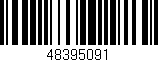 Código de barras (EAN, GTIN, SKU, ISBN): '48395091'
