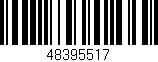 Código de barras (EAN, GTIN, SKU, ISBN): '48395517'