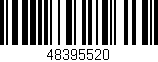 Código de barras (EAN, GTIN, SKU, ISBN): '48395520'