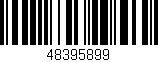 Código de barras (EAN, GTIN, SKU, ISBN): '48395899'
