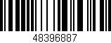 Código de barras (EAN, GTIN, SKU, ISBN): '48396887'