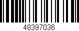 Código de barras (EAN, GTIN, SKU, ISBN): '48397036'
