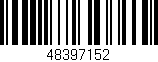 Código de barras (EAN, GTIN, SKU, ISBN): '48397152'