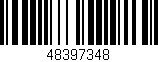 Código de barras (EAN, GTIN, SKU, ISBN): '48397348'