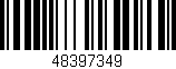 Código de barras (EAN, GTIN, SKU, ISBN): '48397349'