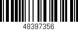 Código de barras (EAN, GTIN, SKU, ISBN): '48397356'