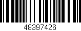 Código de barras (EAN, GTIN, SKU, ISBN): '48397426'
