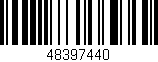 Código de barras (EAN, GTIN, SKU, ISBN): '48397440'