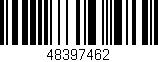 Código de barras (EAN, GTIN, SKU, ISBN): '48397462'
