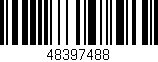 Código de barras (EAN, GTIN, SKU, ISBN): '48397488'