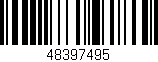 Código de barras (EAN, GTIN, SKU, ISBN): '48397495'
