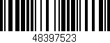 Código de barras (EAN, GTIN, SKU, ISBN): '48397523'