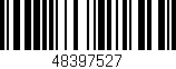 Código de barras (EAN, GTIN, SKU, ISBN): '48397527'