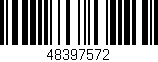 Código de barras (EAN, GTIN, SKU, ISBN): '48397572'