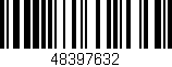 Código de barras (EAN, GTIN, SKU, ISBN): '48397632'