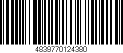 Código de barras (EAN, GTIN, SKU, ISBN): '4839770124380'