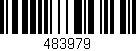Código de barras (EAN, GTIN, SKU, ISBN): '483979'