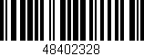 Código de barras (EAN, GTIN, SKU, ISBN): '48402328'