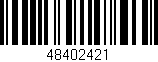 Código de barras (EAN, GTIN, SKU, ISBN): '48402421'