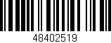 Código de barras (EAN, GTIN, SKU, ISBN): '48402519'