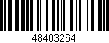 Código de barras (EAN, GTIN, SKU, ISBN): '48403264'