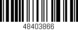 Código de barras (EAN, GTIN, SKU, ISBN): '48403866'