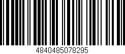 Código de barras (EAN, GTIN, SKU, ISBN): '4840485078295'